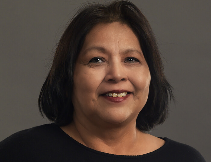 Photo of Frances Blackburn the school board Secretary